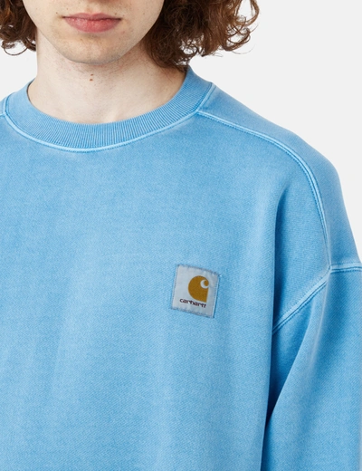 Shop Carhartt -wip Nelson Sweatshirt In Blue