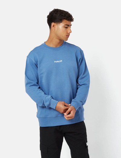 Shop Parlez Ladsun Sweatshirt (organic) In Blue