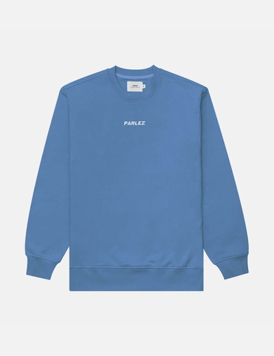 Shop Parlez Ladsun Sweatshirt (organic) In Blue