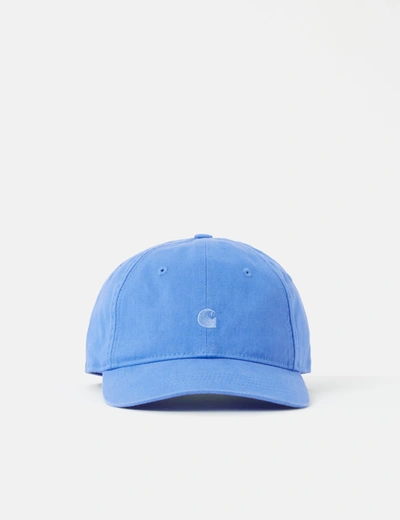 Shop Carhartt -wip Madison Logo Cap In Blue