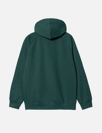 Shop Carhartt -wip Chase Hooded Sweatshirt In Green