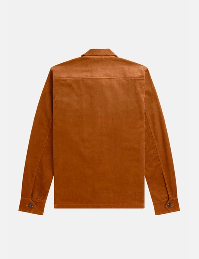 Shop Fred Perry Overshirt (cord) In Brown