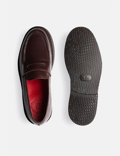 Shop Grenson Peter Loafer (colorado Leather) In Brown
