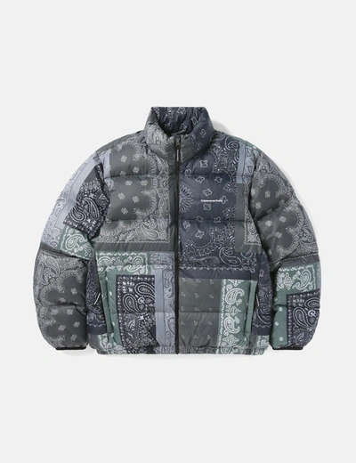 Shop Thisisneverthat Pertex T Down Jacket In Blue