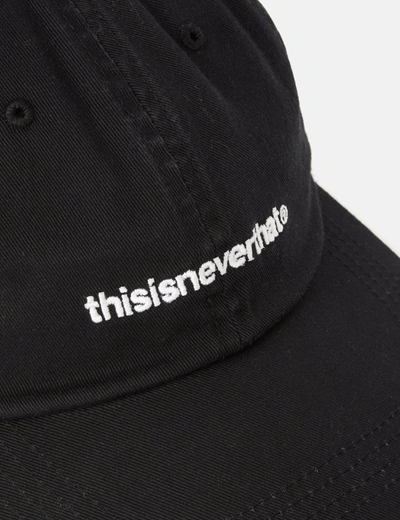 Shop Thisisneverthat T-logo Cap In Black