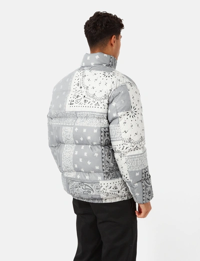 Shop Thisisneverthat Pertex T Down Jacket In Grey