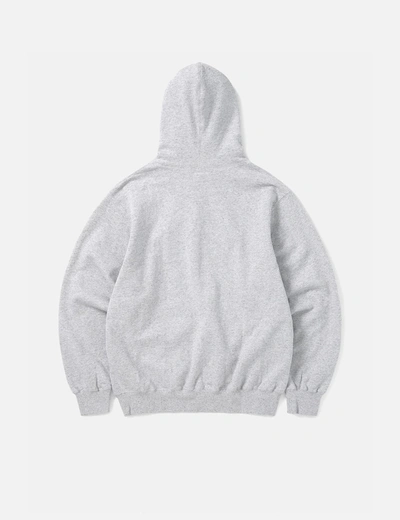 Shop Thisisneverthat Cachalote Hooded Sweatshirt In Grey