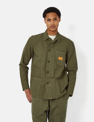 Shop Service Works Coverall Jacket (canvas) In Green