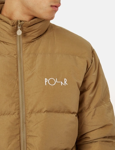 Shop Polar Skate Co . Pocket Puffer Jacket In Gold