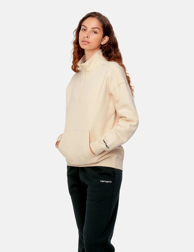 Shop Carhartt -wip Womens Ontario Highneck Sweatshirt In Beige