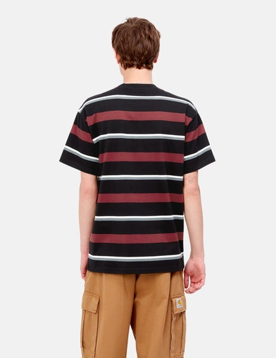 Shop Carhartt -wip Bowman Stripe T-shirt In Multi