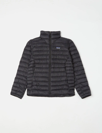 Shop Patagonia Down Sweater Jacket In Black