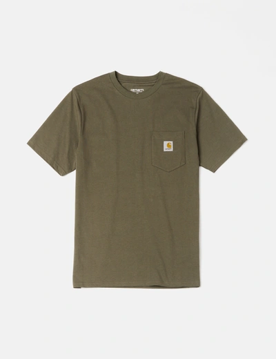 Shop Carhartt -wip Pocket T-shirt In Green