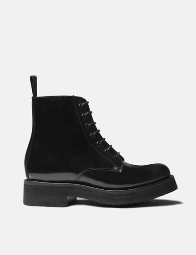 Shop Grenson Womens  Denver Boot (hi Shine Leather) In Black