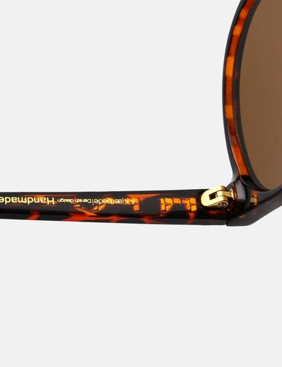 Shop A Kjaerbede A. Kjaerbede Marvin Sunglasses In Demi Tortoise