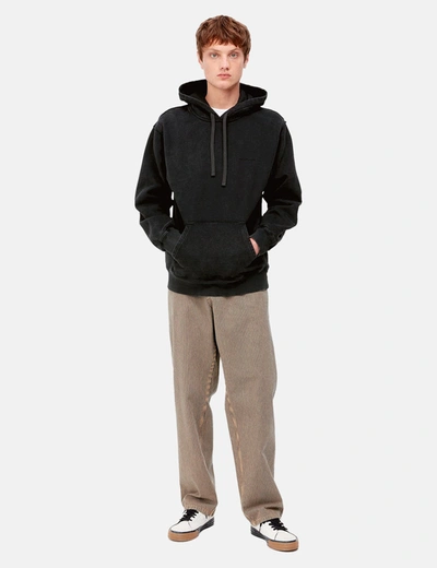 Shop Carhartt -wip Marfa Hooded Sweatshirt In Black