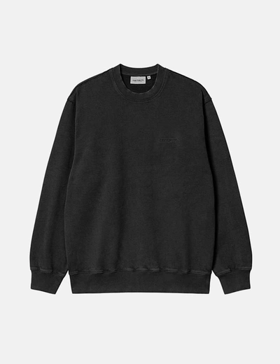Shop Carhartt -wip Marfa Sweatshirt In Black