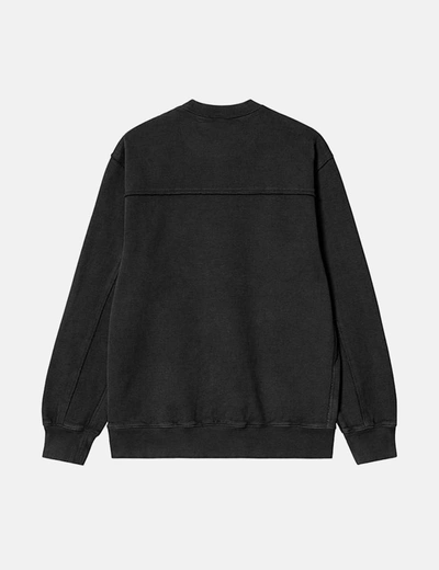 Shop Carhartt -wip Marfa Sweatshirt In Black