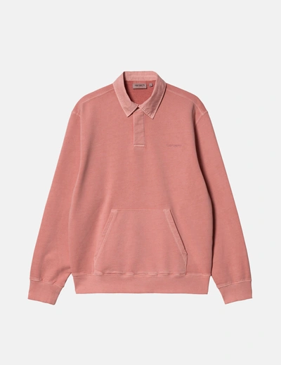 Shop Carhartt -wip Duster Script Sweatshirt In Pink
