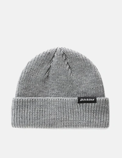 Shop Dickies Woodworth Beanie Hat In Grey