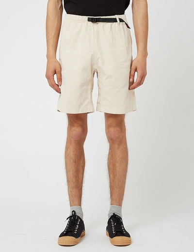 Shop Gramicci G-shorts (cotton Twill) In Greige