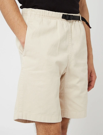 Shop Gramicci G-shorts (cotton Twill) In Greige