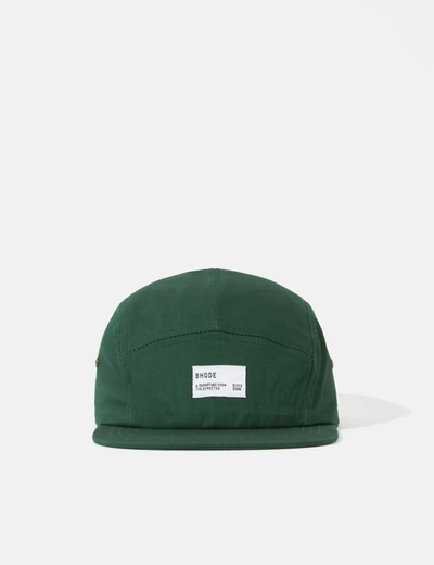 Shop Bhode 5-panel Cap (cotton Twill) In Dark Green