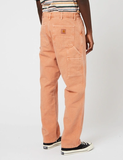 Shop Carhartt -wip Single Knee Pant In Orange