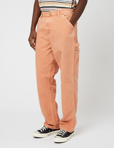 Shop Carhartt -wip Single Knee Pant In Orange