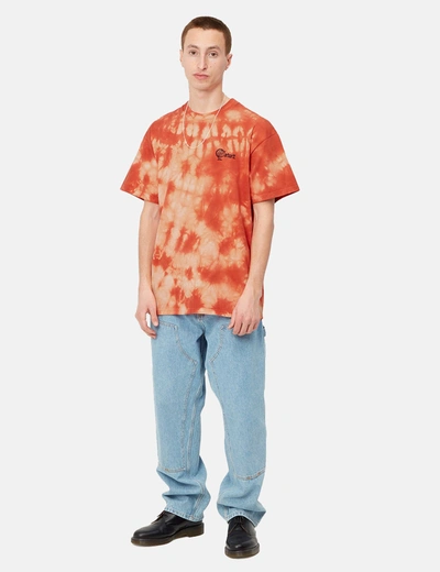 Shop Carhartt -wip Global T-shirt In Orange