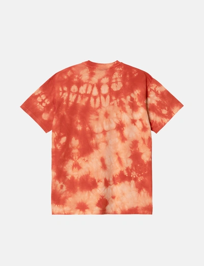 Shop Carhartt -wip Global T-shirt In Orange