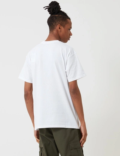 Shop Carhartt -wip American Script T-shirt In White