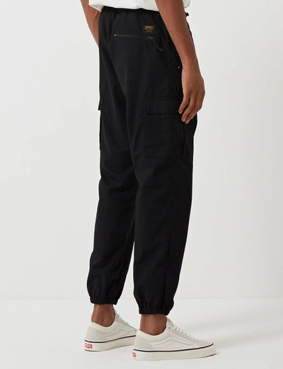 Shop Carhartt -wip Cargo Jogger Pants (ripstop) In Black
