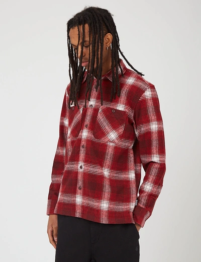 Shop Carhartt -wip Nigel Check Shirt In Red