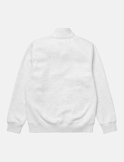 Shop Carhartt -wip Chase Neck Zip Sweatshirt In Grey Heather