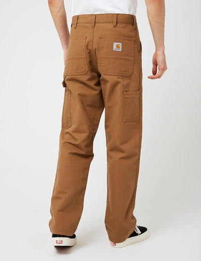 Shop Carhartt -wip Single Knee Pant In Brown