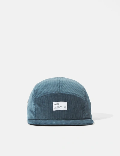 Shop Bhode 5-panel Cap (cord) In Blue