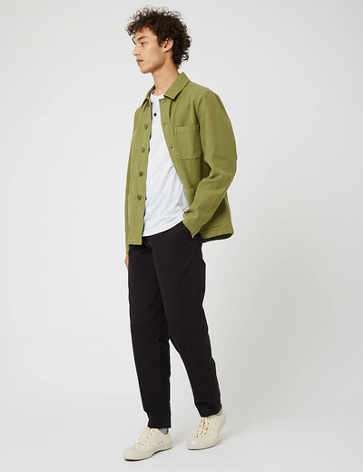 Shop Bhode Chore Jacket (cotton Twill) In Green