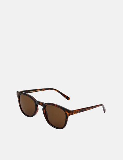 Shop A Kjaerbede A. Kjaerbede Bate Sunglasses In Brown