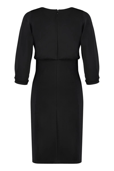 Pinko Alda Midi Dress In Black