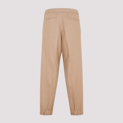 Shop Zegna Long Formal Pants In Brown