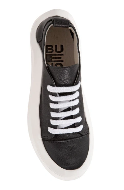 Shop Bueno Rumour Sneaker In Black Leather