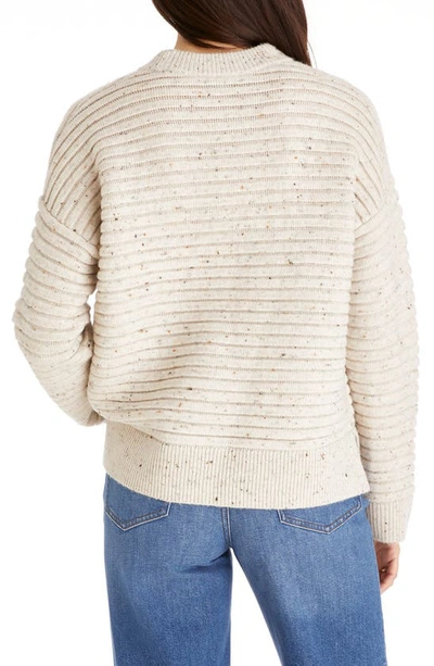 Madewell Donegal Elsmere Pullover Sweater In Donegal Pearl