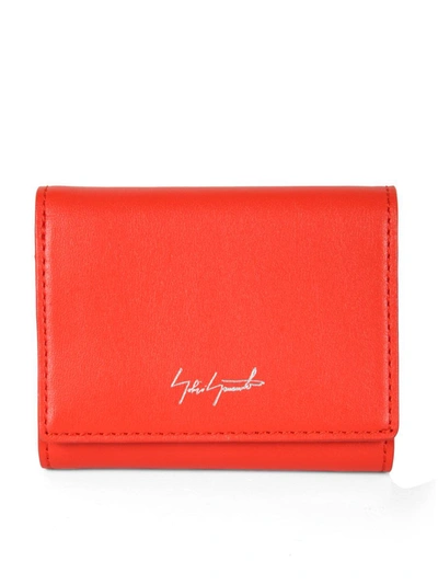 Shop Discord By Yohji Yamamoto Tri-folded Wallet S Accessories In Yellow & Orange
