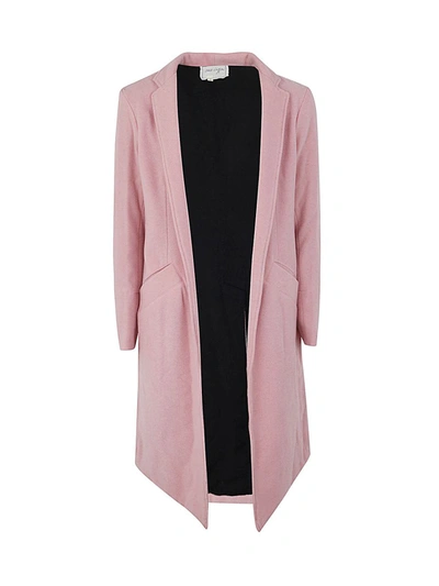 Shop Greg Lauren Wool Top Coat Clothing In Pink & Purple
