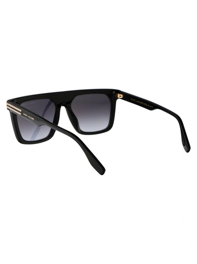 Shop Marc Jacobs Sunglasses In 807fq Black
