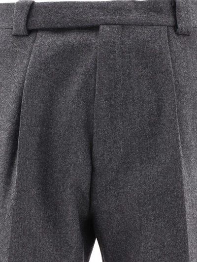 Shop Kaptain Sunshine "2pleats" Trousers In Grey