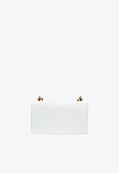Dolce & Gabbana Dg Girls Leather Shoulder Bag In White