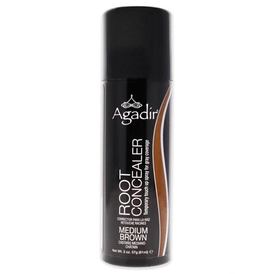 Shop Agadir Root Concealer Temporary Touch Up Spray - Medium Brown By  For Unisex - 2 oz Hair Color