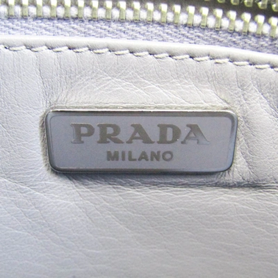 Shop Prada Saffiano Leather Clutch Bag () In Purple